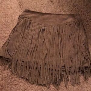 Show me your Mumu fringe skirt